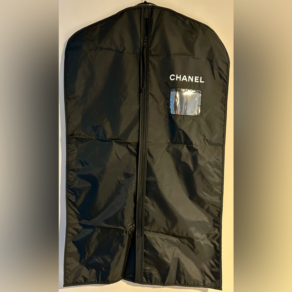10-pack CHANEL authentic nylon garment bag short 39"-42" with clear window